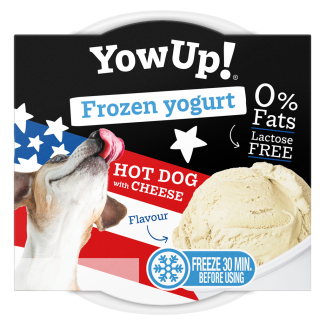 YowUp! Gefrorenes Joghurt Hot Dog mit Käse - 12 x 120 g
