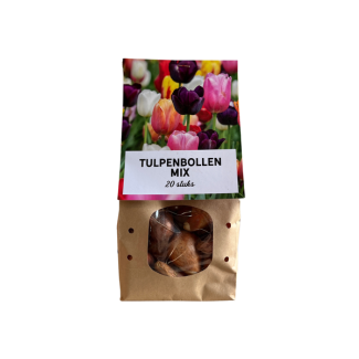 Das niederländische Geschenk: Tulpenmix! 20 Tulpenzwiebeln, Blumenzwiebeln in verschiedenen Farben