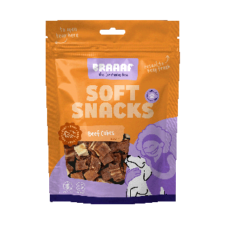 Braaaf Weiche Snackwürfel - Rund & Fisch