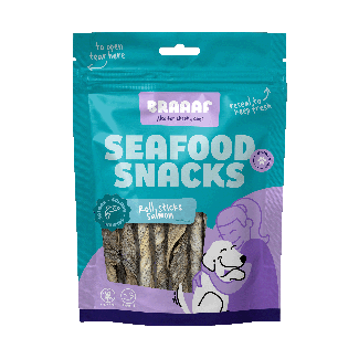 Braaaf Seafood Lachs Roll-Sticks - 12 cm