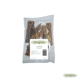 Lamslong hondensnack in verpakking – 150 gram