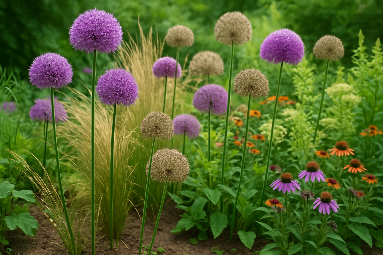 Zierlauch im Garten: Kombinationen & Inspiration