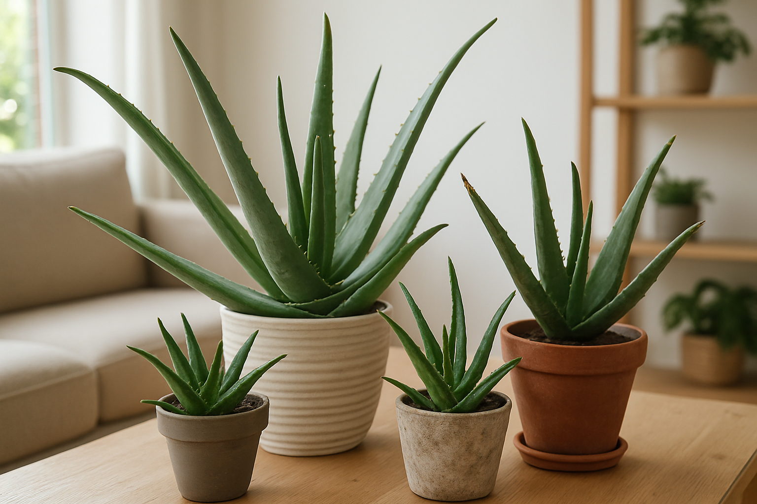 Aloe vera Sorten: Beliebte Varianten für drinnen