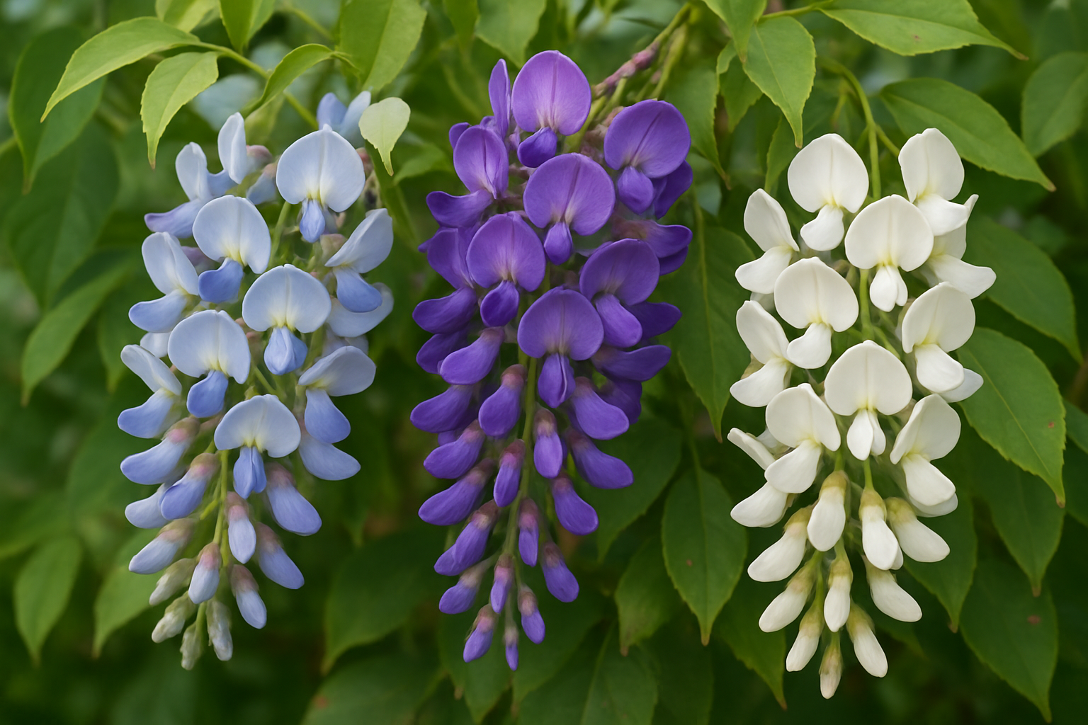 Welche Arten von Blauregen gibt es?