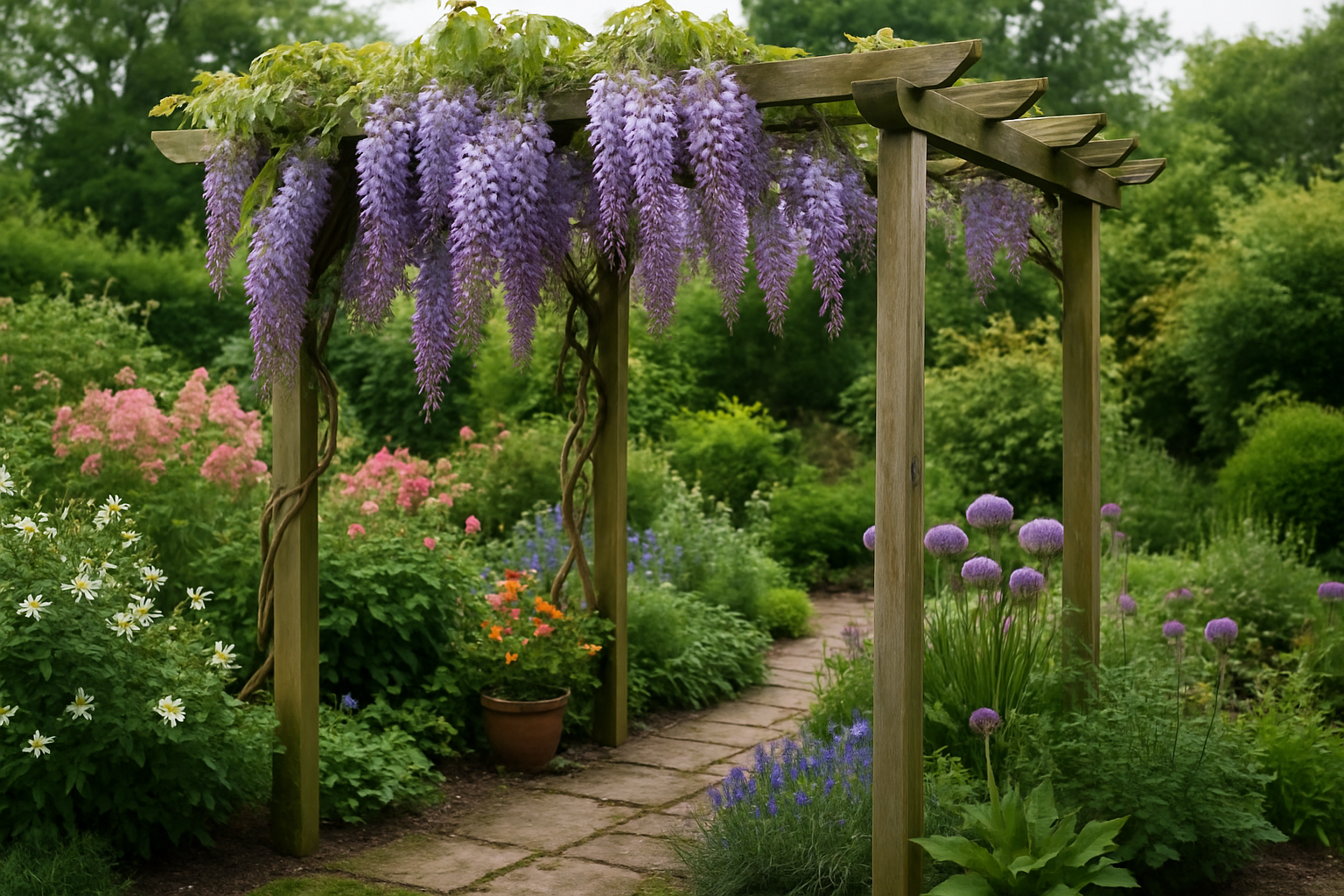 Blauregen im Garten: Inspiration und Anwendungen