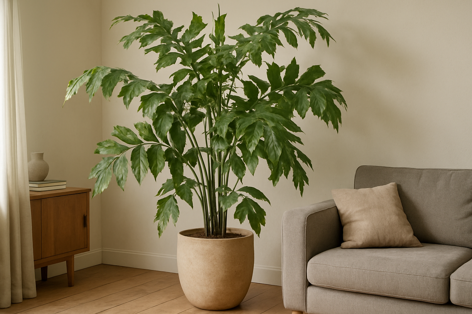 Caryota (Fischschwanzpalme) als Zimmerpflanze: Beratung & Pflege