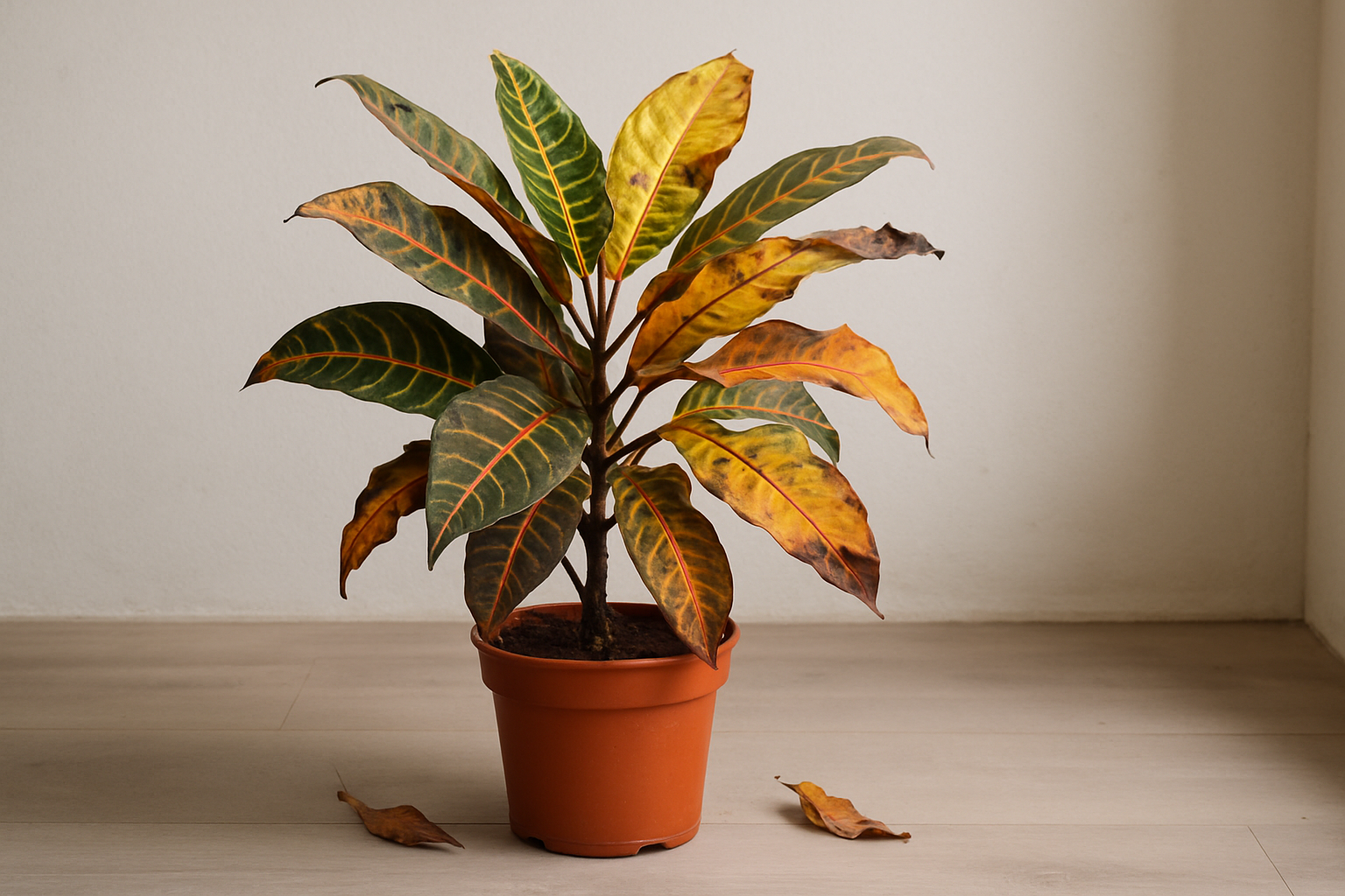 Codiaeum Probleme: Erkennung und Vorgehen
