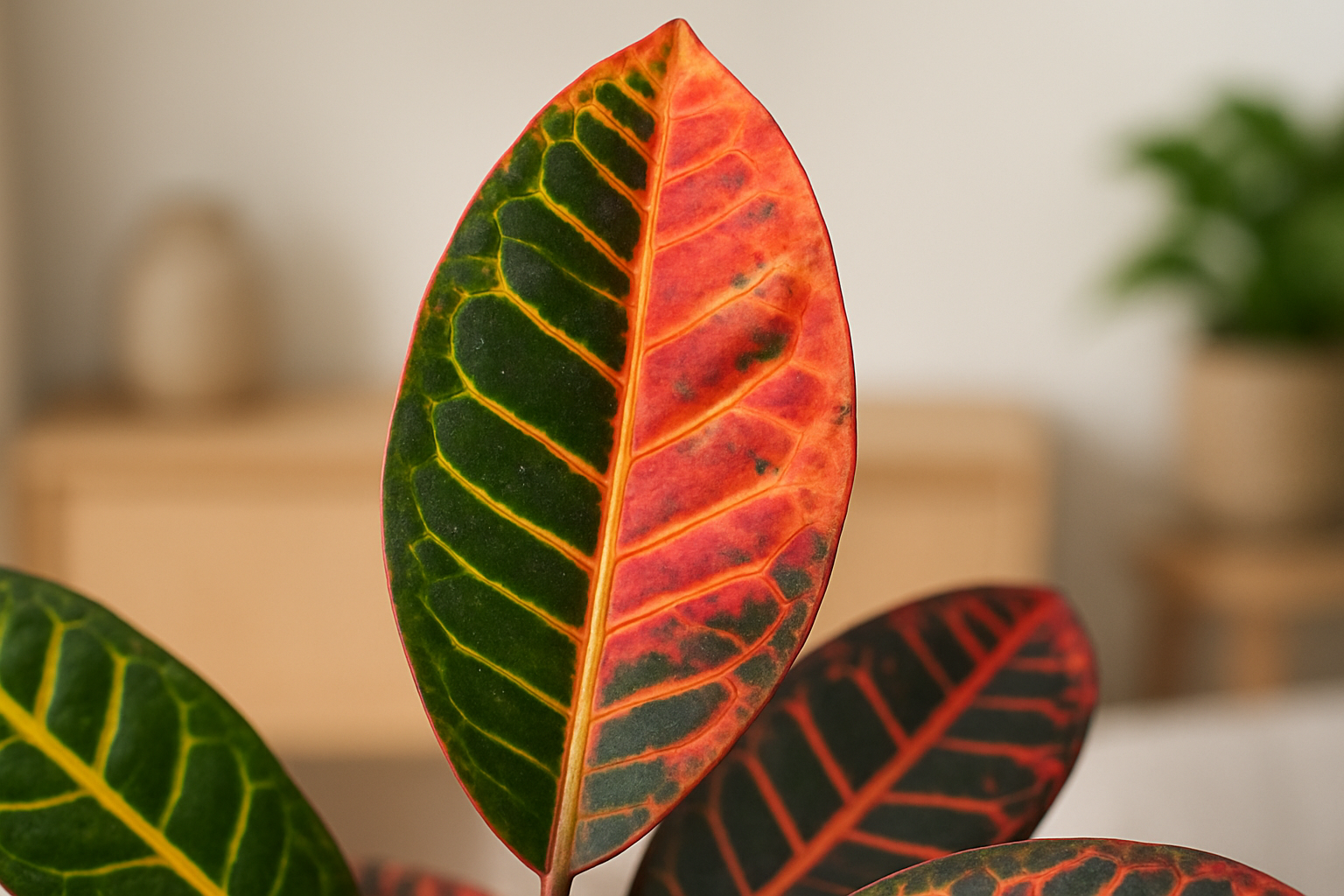 Codiaeum Pflege: Licht, Wasser & Wartung