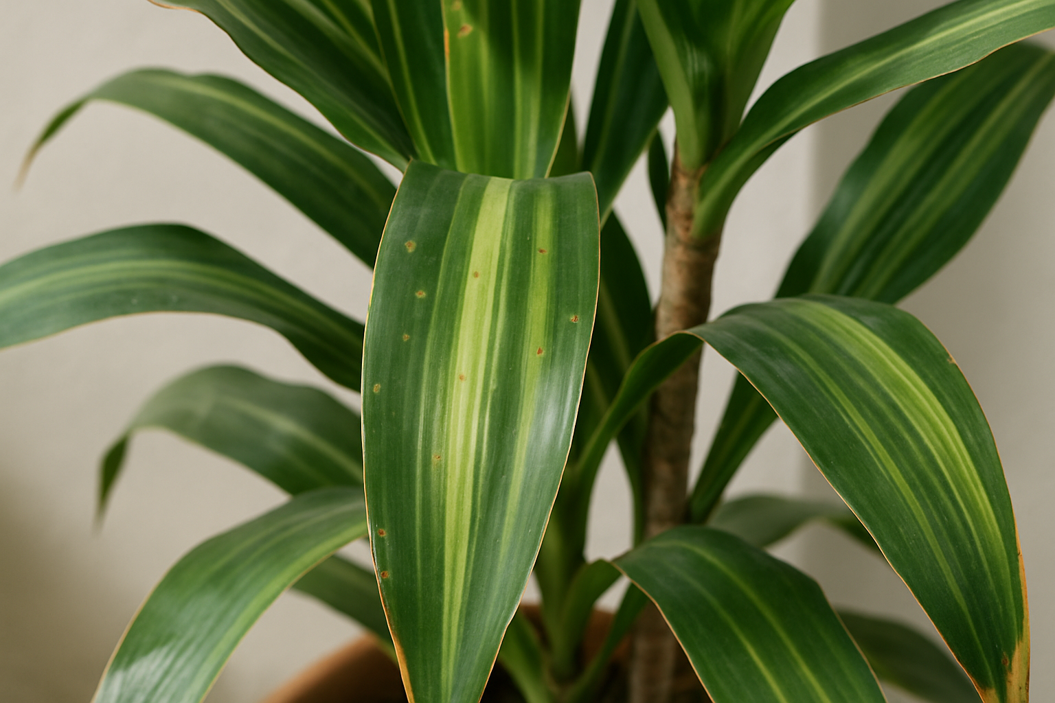 Meist verbreitete Dracaena-Probleme