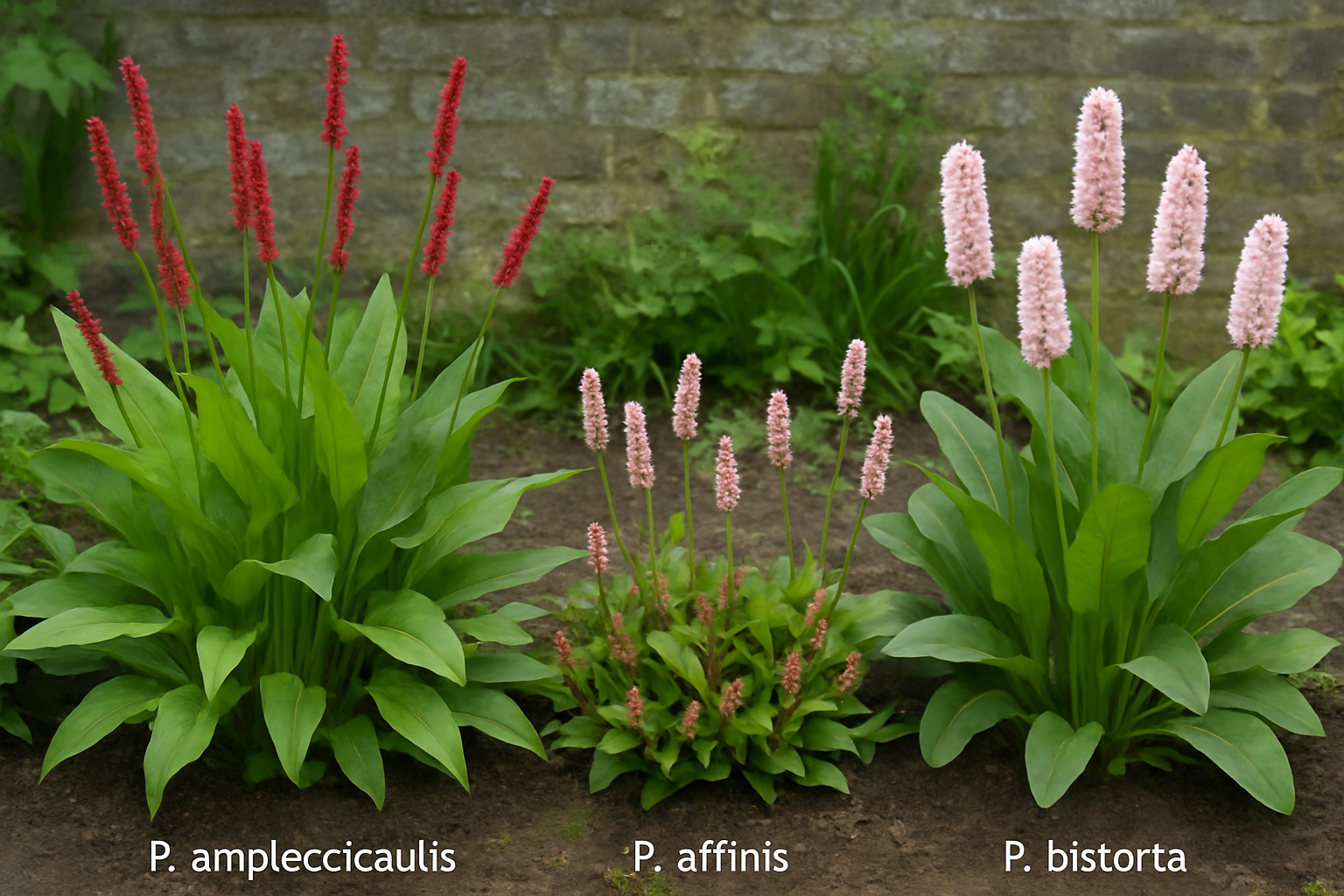 Arten von Zier-Knöterich: Persicaria im Vergleich
