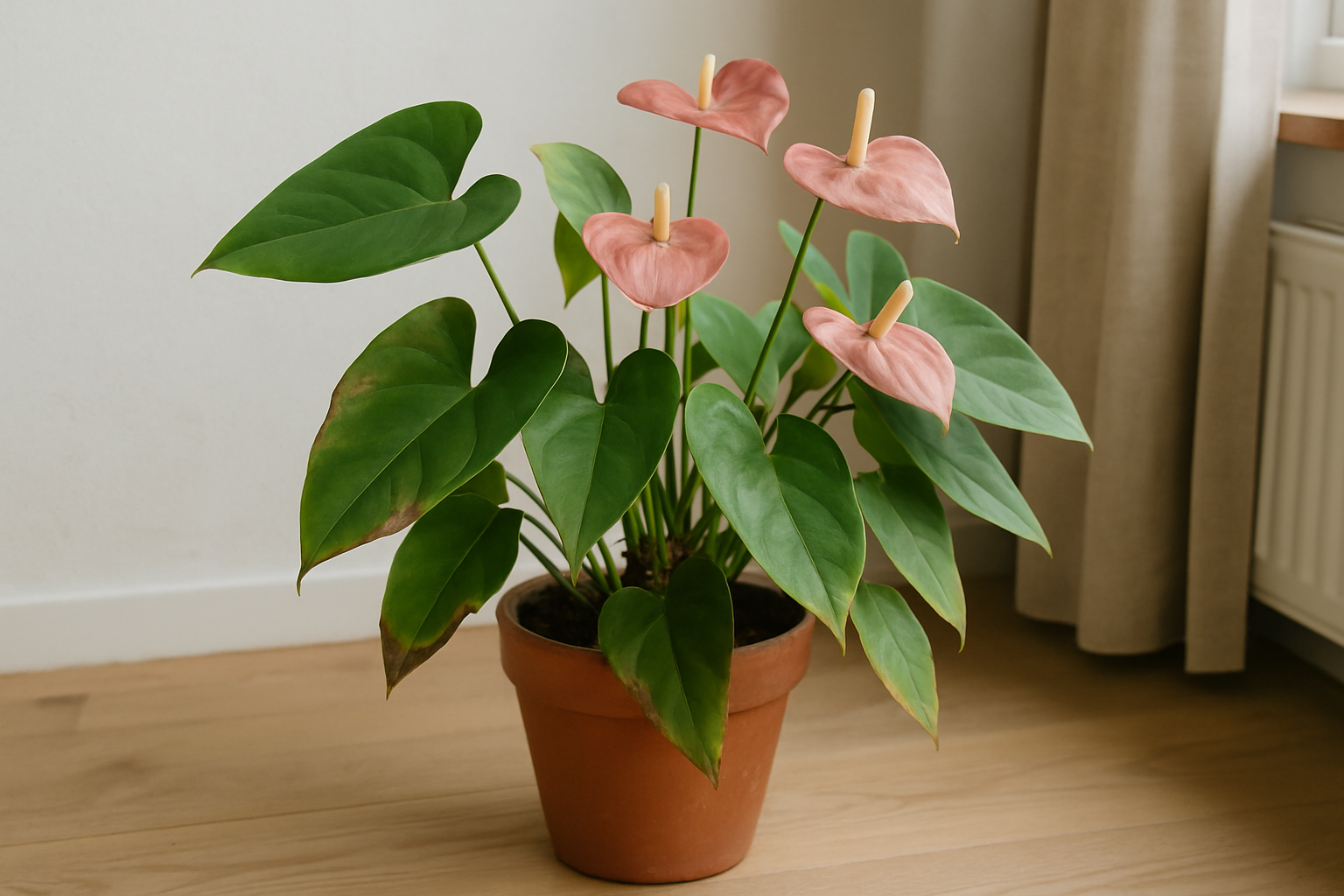 Flamingoplant Probleme: Erkennen & lösen