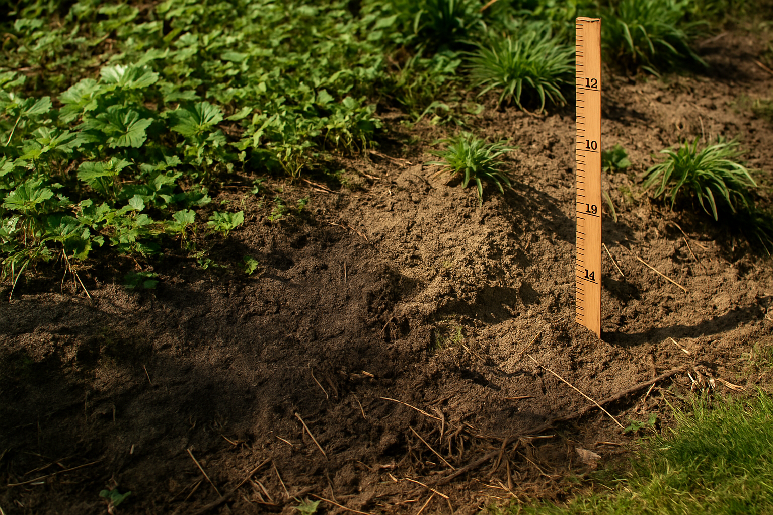 Hänge beurteilen: Sonne, Schatten, Feuchtigkeit und Neigung