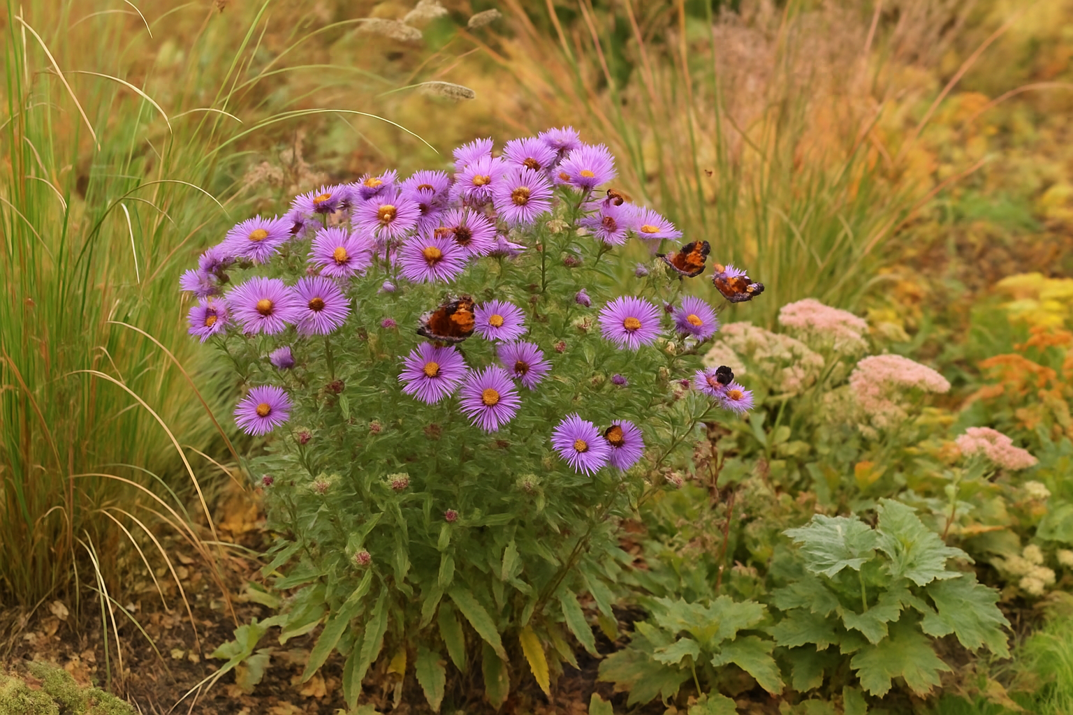 Herbstastern im Garten: Inspiration und praktische Tipps