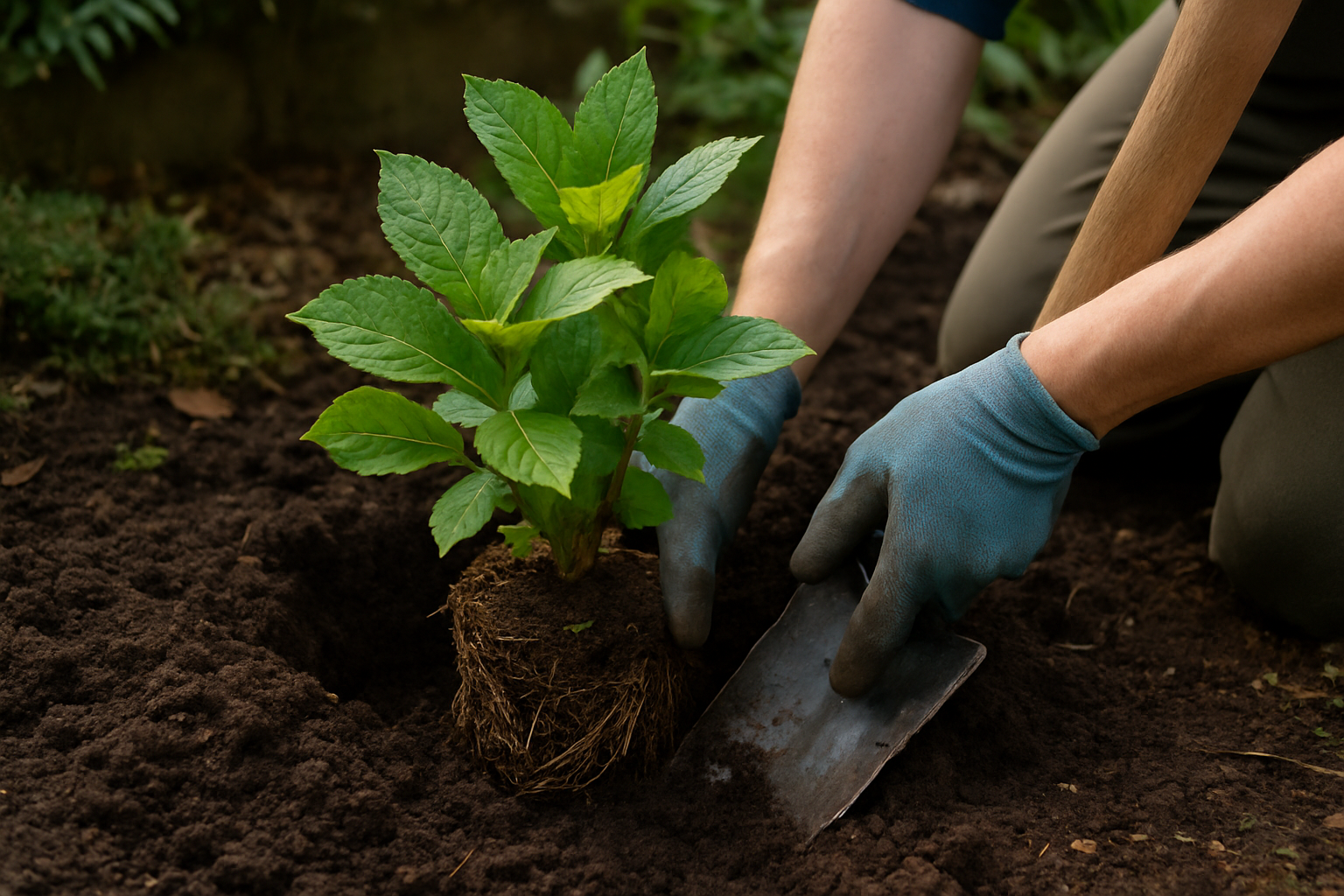 Hortensien pflanzen: Schritt-für-Schritt-Anleitung