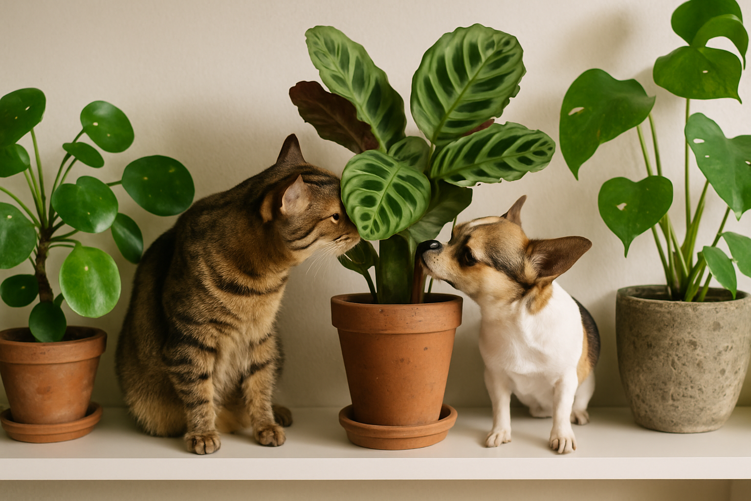 Pflanzen und Haustiere: Sicherheit für Katzen und Hunde