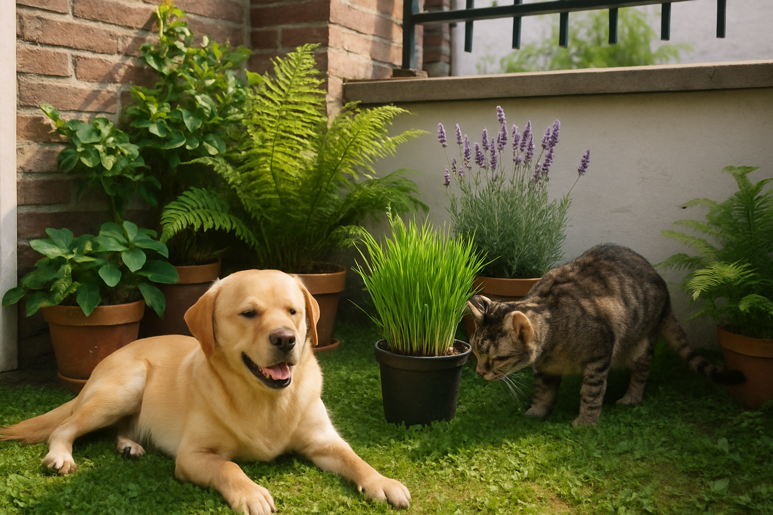 Sichere Garten- und Balkonpflanzen für Haustiere