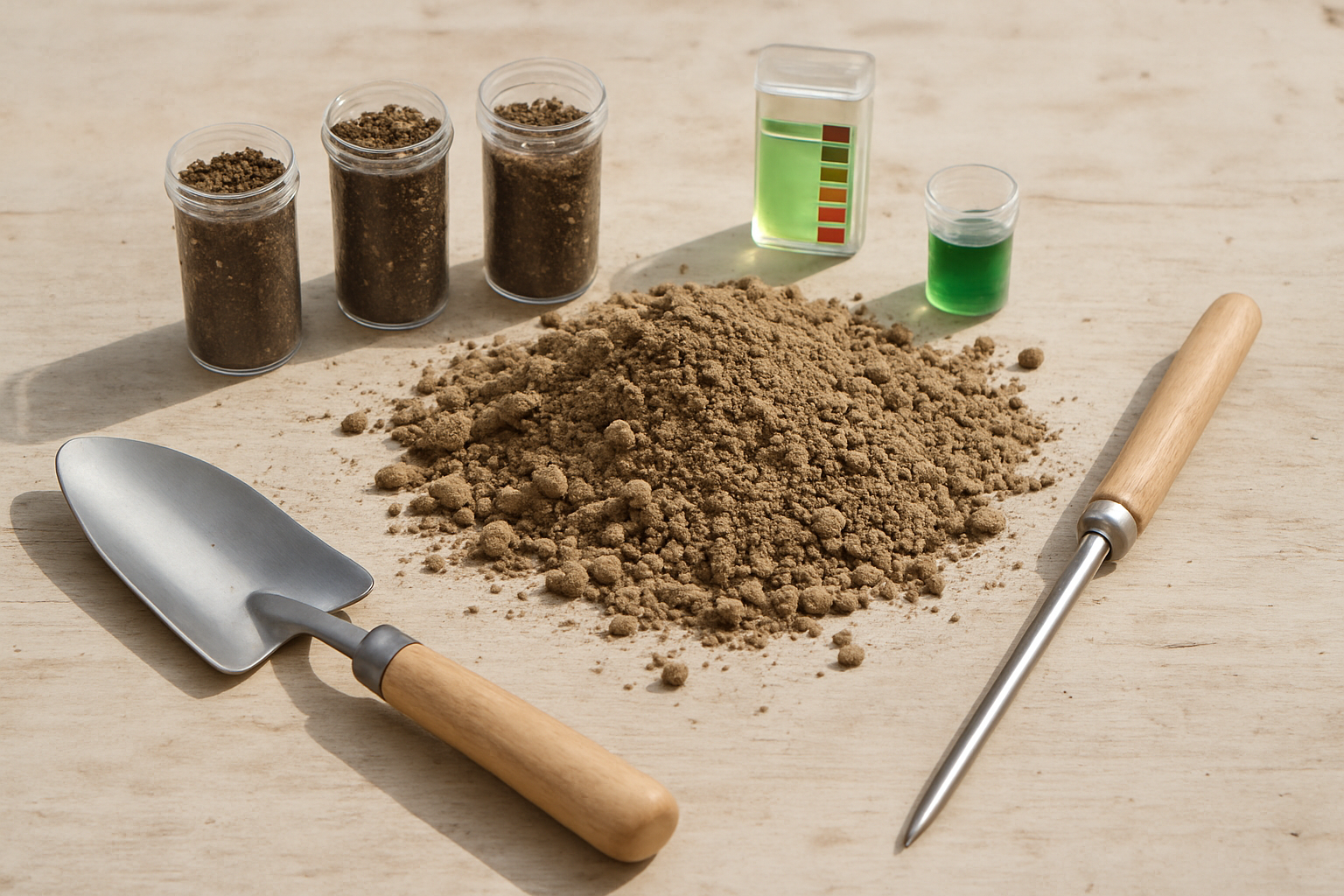 Kalkhaltigen Boden erkennen und pH-Wert messen