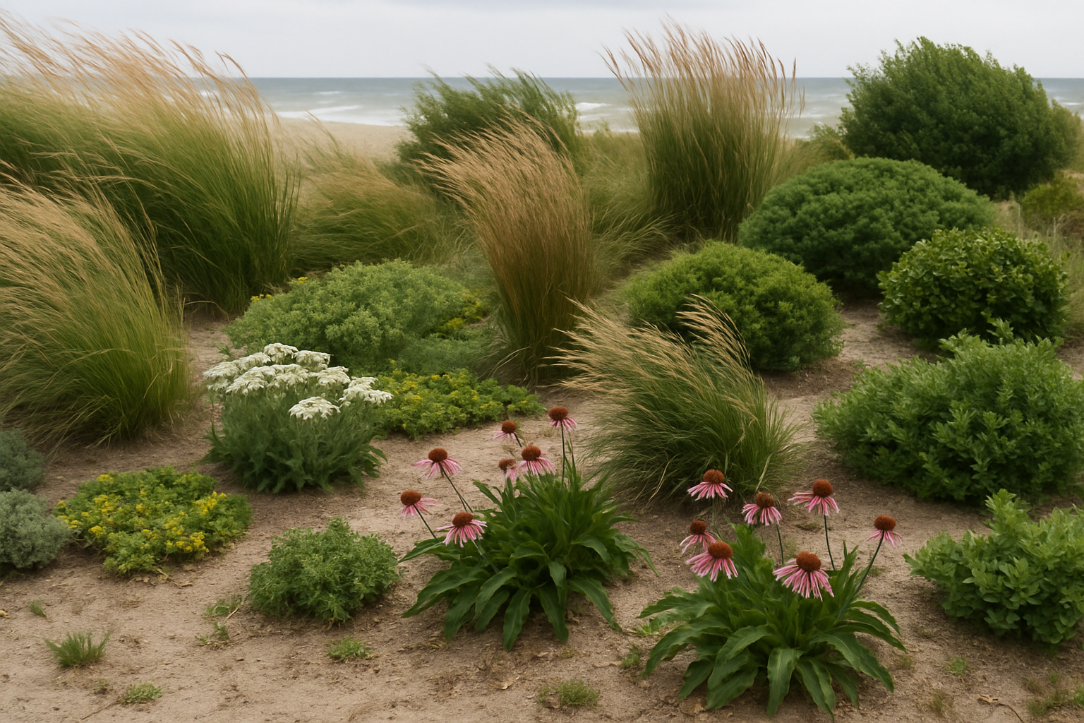 Küstenpflanzen wählen für den Garten am Meer
