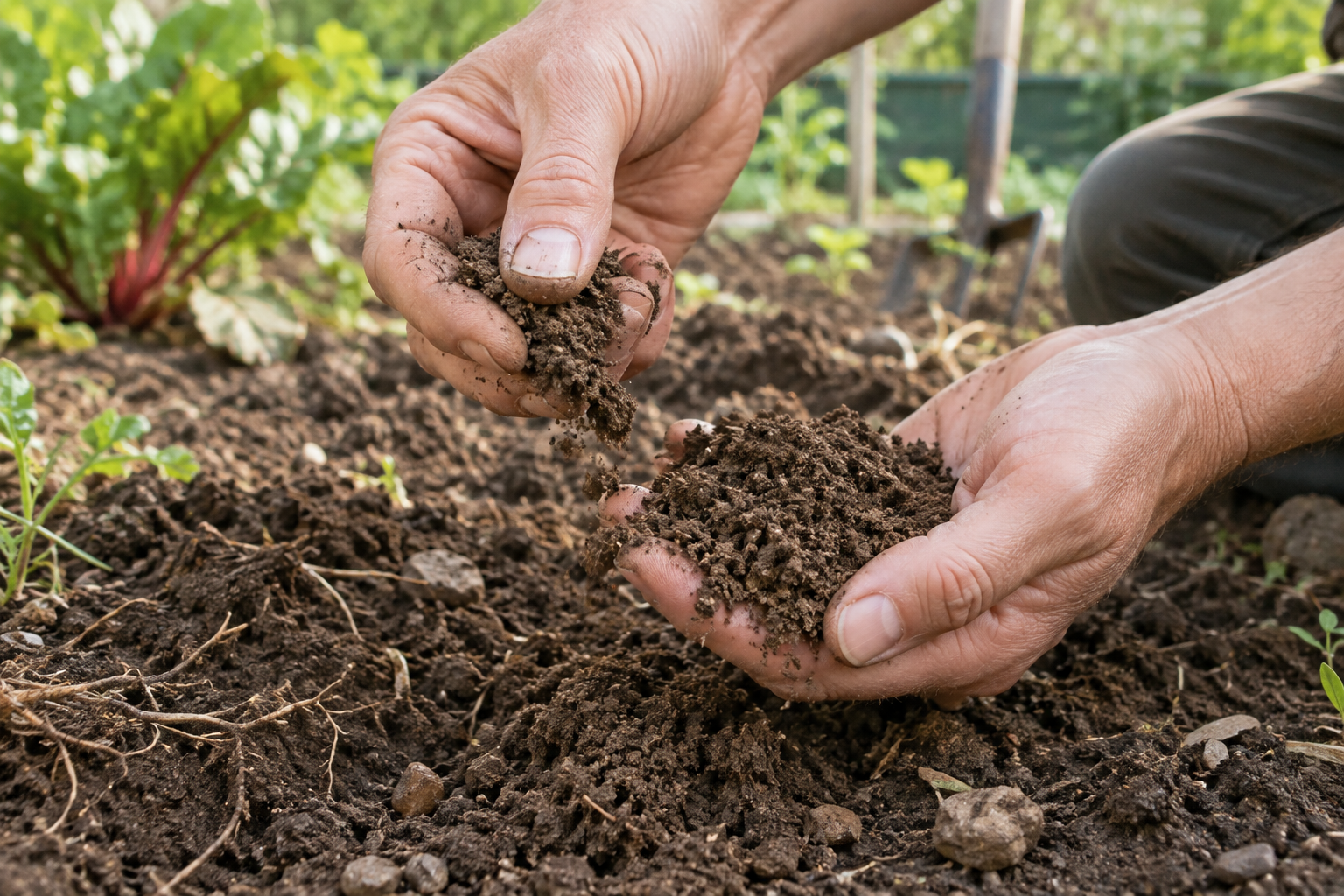 Lehmigen Boden im Garten erkennen