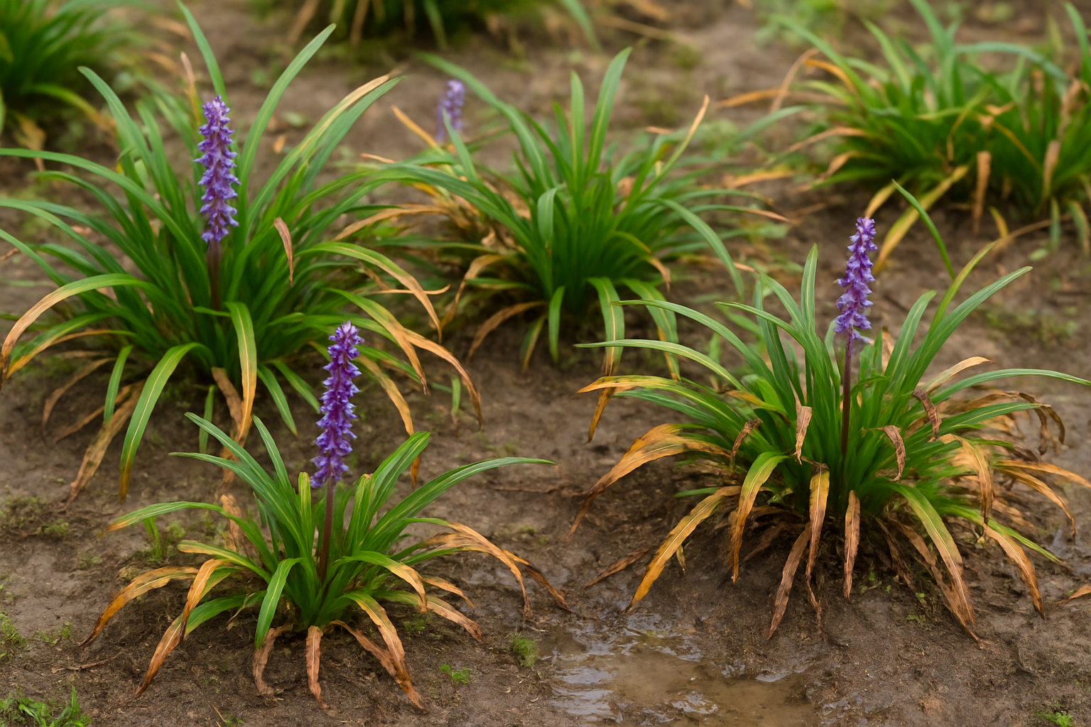 Liliengras Probleme: Was tun bei braunen Blättern und schlechtem Wachstum?