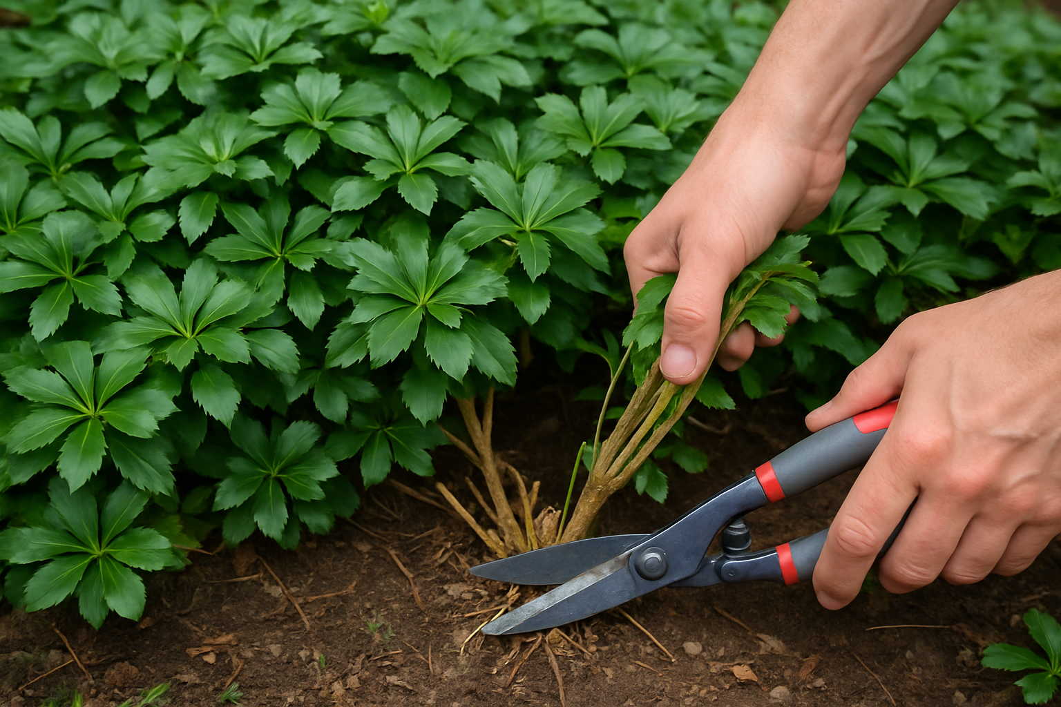 Pachysandra schneiden: Tipps für einen dichten Bodendecker