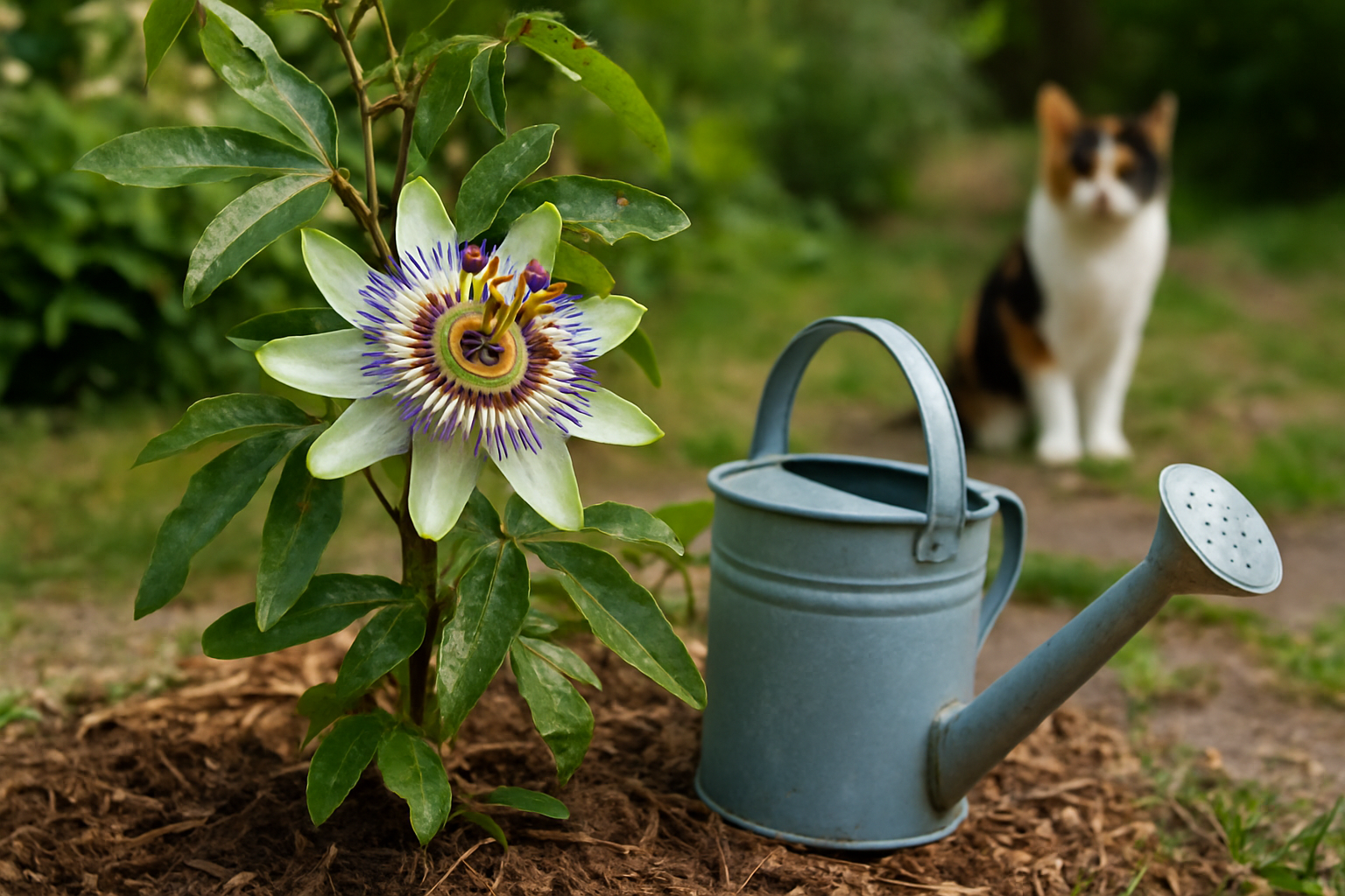 Passionsblume pflegen im Garten