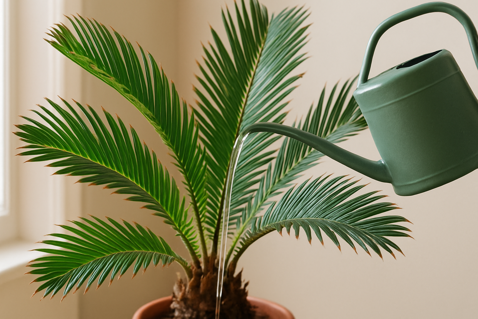 Sago-Palme pflegen: So bleibt Cycas revoluta gesund
