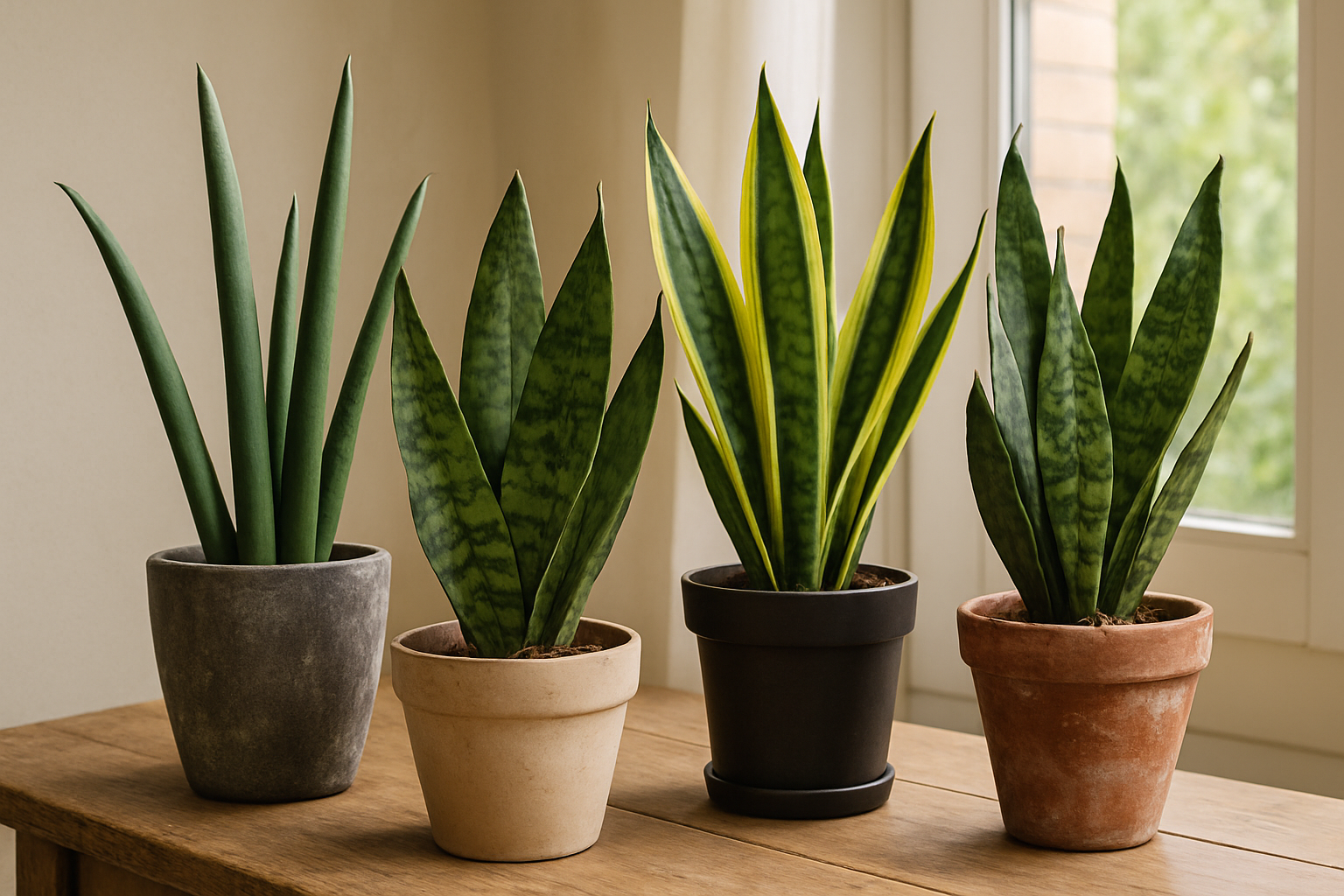 Beliebte Sansevieria Arten