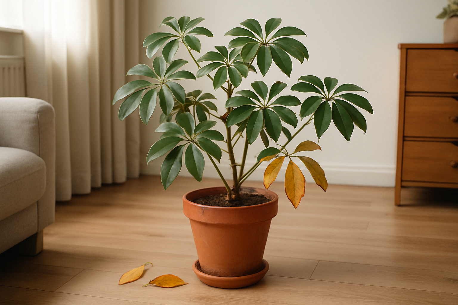 Schefflera Probleme: so lösen Sie sie