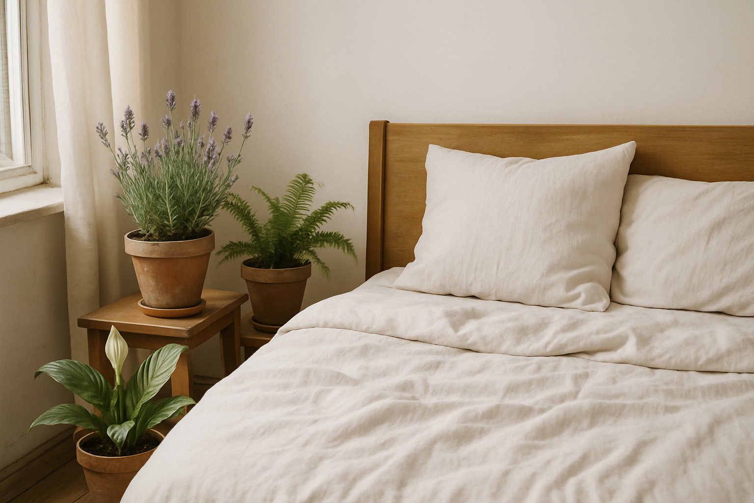 Pflanzen für Ruhe und Entspannung in der Schlafzimmer
