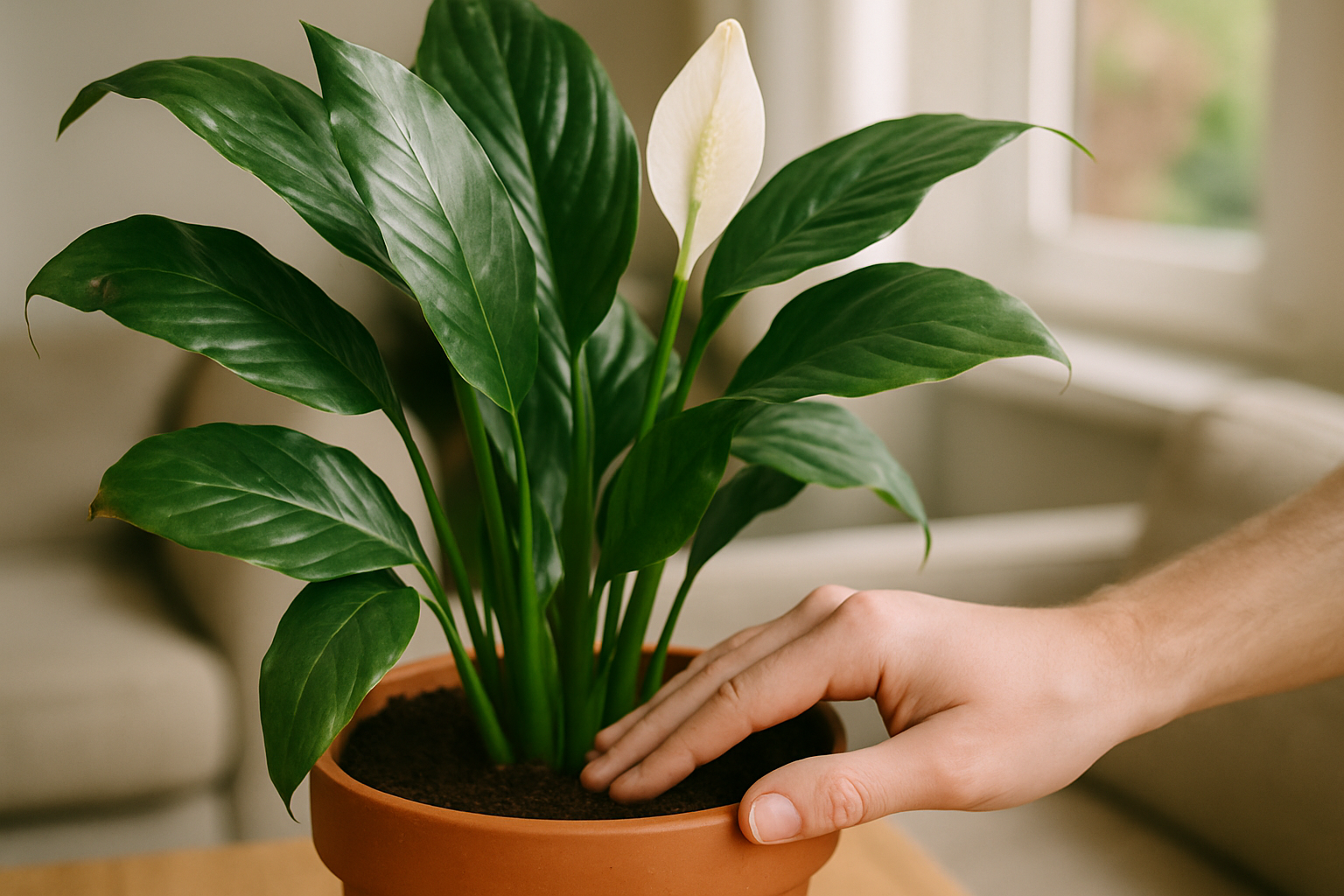 Spathiphyllum Pflege: So bleibt Ihr Einblatt gesund