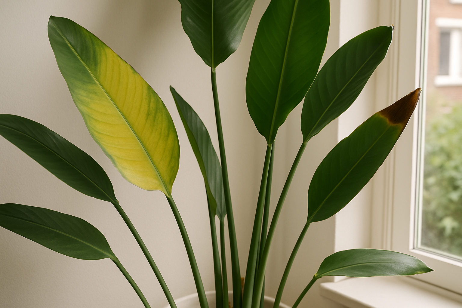 Strelitzia Probleme erkennen & lösen