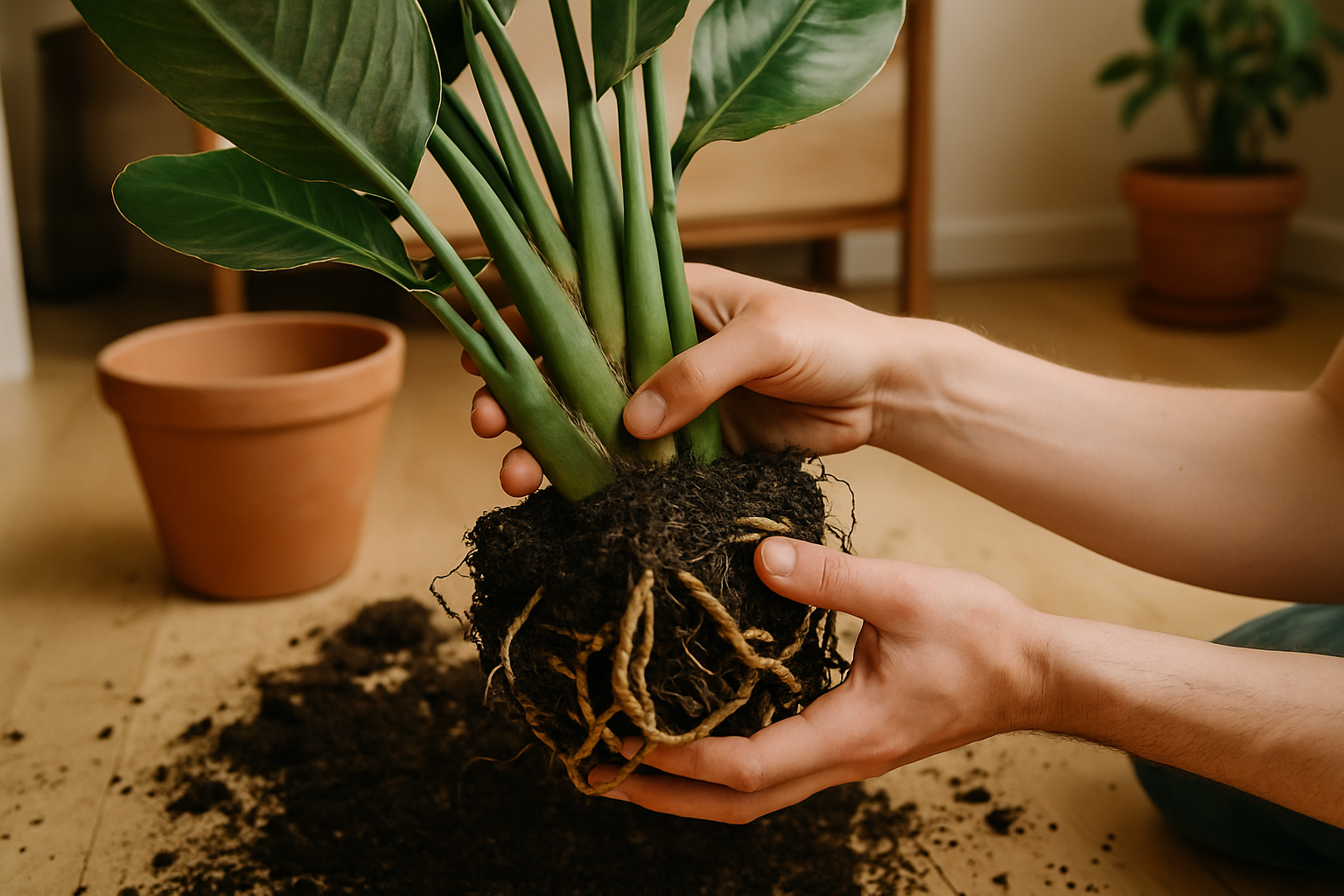Strelitzia stecken & vermehren in der Wohnung