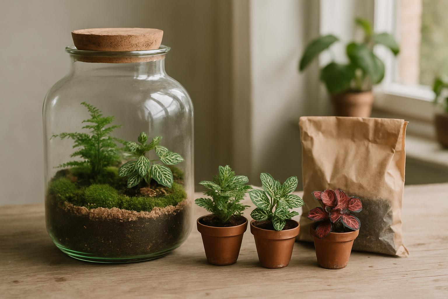 Terrarium kaufen: komplette Sets, Einzelpflanzen oder Nachfüllpackung?