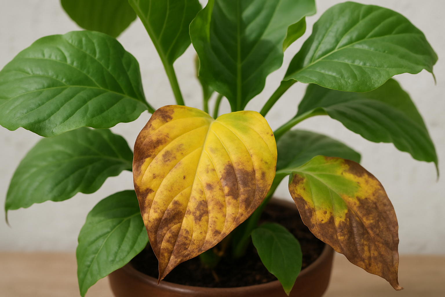 Gelbe oder braune Blätter bei Gartenpflanzen: Was tun?