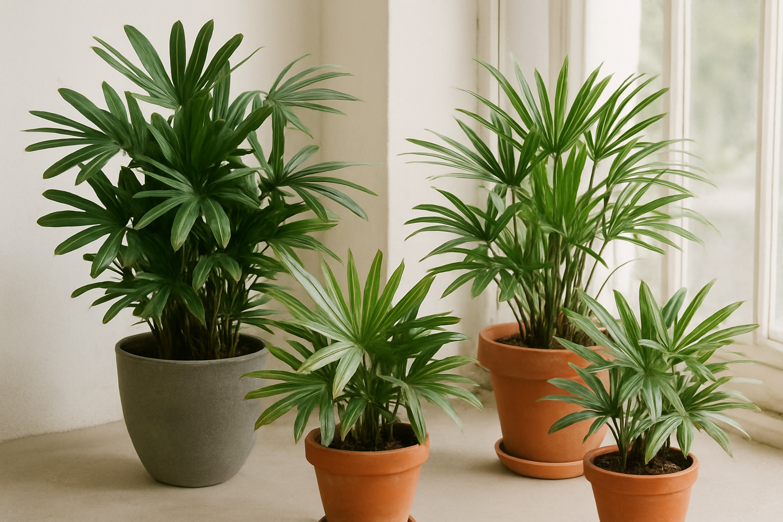 Vingerpalm: Arten und Sorten
