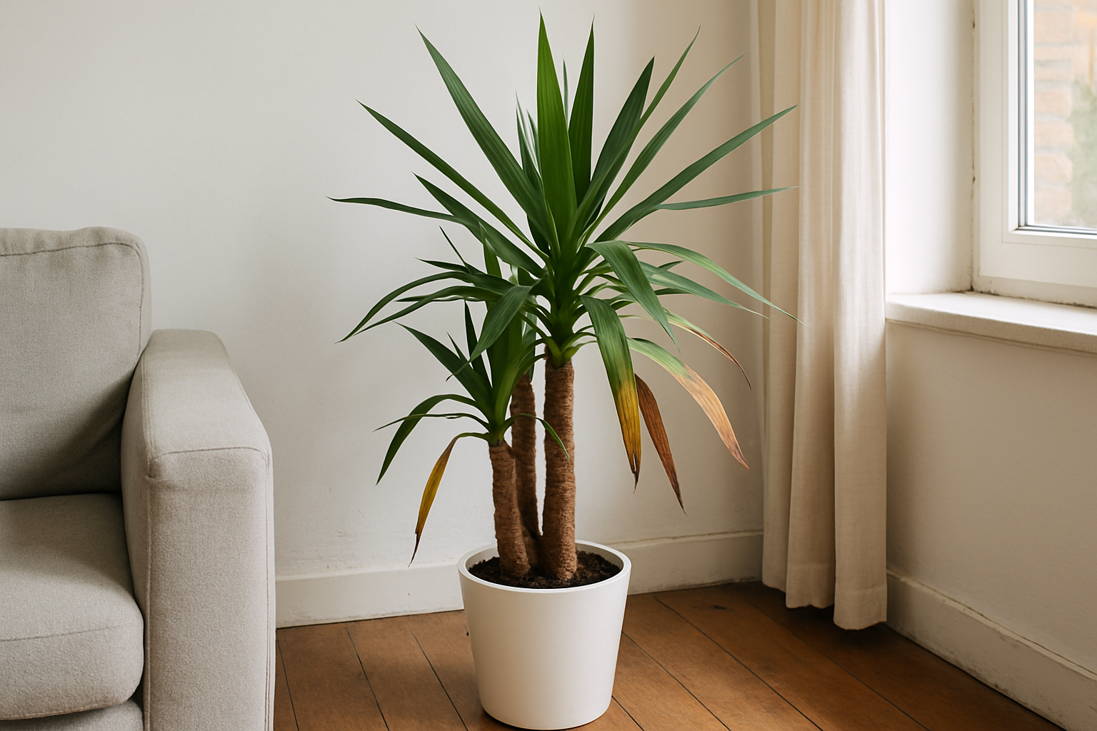 Yucca Probleme: Diagnose und Wiederherstellung