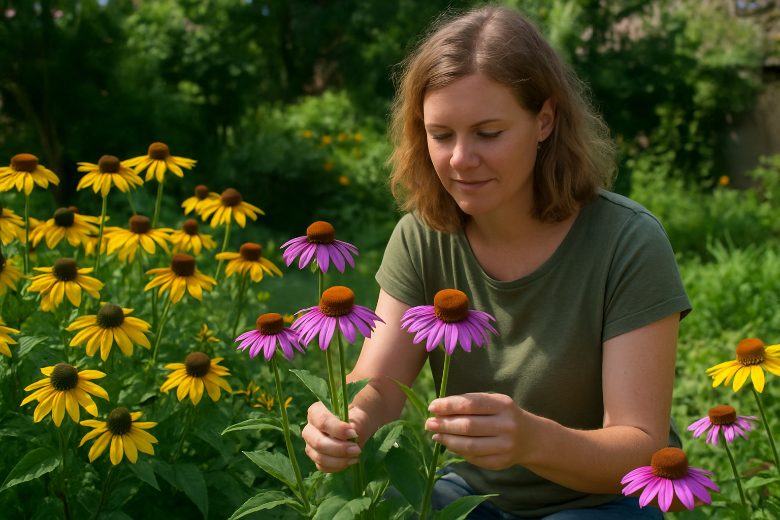 Sonnenhut: Echinacea und Rudbeckia für sonnige Beete